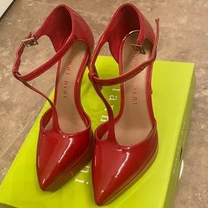 Gianni Bini platform heels “SANTORINI RED”